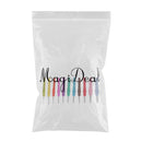 11 Pieces Soft Plastic Handle Aluminum Crochet Hooks Knitting Needles Set 2-8mm