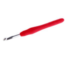 11 Pieces Soft Plastic Handle Aluminum Crochet Hooks Knitting Needles Set 2-8mm
