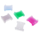 50pcs Plastic Embroidery Cross Stitch Wire Wrap Winding Board Thread Bobbins