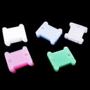 50pcs Plastic Embroidery Cross Stitch Wire Wrap Winding Board Thread Bobbins