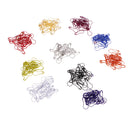 300 Pieces 20mm Multi-color Metal Safety Pins Gourd Calabash Shape Coilless Box