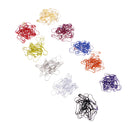 300 Pieces 20mm Multi-color Metal Safety Pins Gourd Calabash Shape Coilless Box