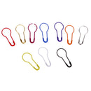 300 Pieces 20mm Multi-color Metal Safety Pins Gourd Calabash Shape Coilless Box