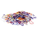 100Pcs Multi-colored Bulb Pins Calabash Pin Gourd Pins Safety Pins for Clothes Crafting and DIY Project