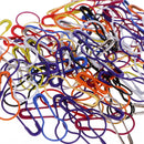100Pcs Multi-colored Bulb Pins Calabash Pin Gourd Pins Safety Pins for Clothes Crafting and DIY Project