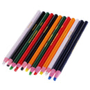 12 Pieces Peel Off Markers Chinagraph Grease Wax Pencil for Metal Glass Fabric