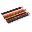 12 Pieces Peel Off Markers Chinagraph Grease Wax Pencil for Metal Glass Fabric