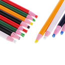 12 Pieces Peel Off Markers Chinagraph Grease Wax Pencil for Metal Glass Fabric