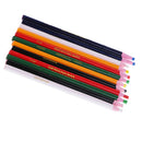 12 Pieces Peel Off Markers Chinagraph Grease Wax Pencil for Metal Glass Fabric