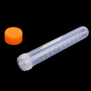 5Pcs Plastic Clear Doll Felting Needle Storage Container Tube Bottle & Cap