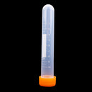 5Pcs Plastic Clear Doll Felting Needle Storage Container Tube Bottle & Cap