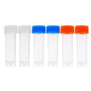 6 Pieces Clear Plastic Needle Storage Tubes with Cap Sewing Needle Container