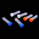 6 Pieces Clear Plastic Needle Storage Tubes with Cap Sewing Needle Container