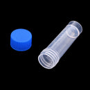 6 Pieces Clear Plastic Needle Storage Tubes with Cap Sewing Needle Container