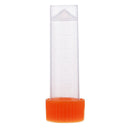 6 Pieces Clear Plastic Needle Storage Tubes with Cap Sewing Needle Container
