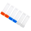 6 Pieces Clear Plastic Needle Storage Tubes with Cap Sewing Needle Container