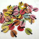 50 Pieces Vintage Wood Buttons 2-hole Tree Buttons for DIY Sewing Scrapbooking
