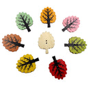 50 Pieces Vintage Wood Buttons 2-hole Tree Buttons for DIY Sewing Scrapbooking