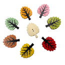 50 Pieces Vintage Wood Buttons 2-hole Tree Buttons for DIY Sewing Scrapbooking