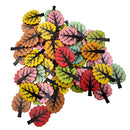 50 Pieces Vintage Wood Buttons 2-hole Tree Buttons for DIY Sewing Scrapbooking