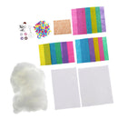 Door Curtain Felt Applique Kit Handmade Felt Materials DIY Package for Decoration