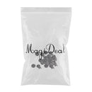 20 Sets Snap Fasteners Press Studs Sewing Rivets for DIY Leather Craft 13mm Grey Black