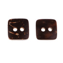 20pcs Mixed Brown Wooden Buttons for Sewing Fasteners Scrapbooking and DIY Craft