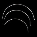 3 Pieces Leather Craft Hand Tool All-Purpose Special Sewing Curved Needles