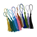 12 Pieces Mixed Colors Nylon Tassel Charms for DIY Jewelry Necklace Making Craft