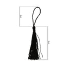 12 Pieces Mixed Colors Nylon Tassel Charms for DIY Jewelry Necklace Making Craft