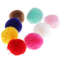 50 Pieces Creative Mixed Fluff Craft Yarn Pom Poms Balls for DIY Craft Projects