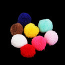 50 Pieces Creative Mixed Fluff Craft Yarn Pom Poms Balls for DIY Craft Projects