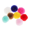 50 Pieces Creative Mixed Fluff Craft Yarn Pom Poms Balls for DIY Craft Projects