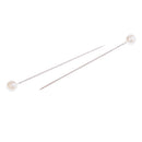 100 Pieces Pearl Needles for Wedding Bouquet Pins Dress Maker Corsage Pins Corsage Pins