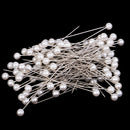 100 Pieces Pearl Needles for Wedding Bouquet Pins Dress Maker Corsage Pins Corsage Pins