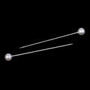 100 Pieces Pearl Needles for Wedding Bouquet Pins Dress Maker Corsage Pins Corsage Pins