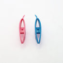 2Pcs/set Useful Plastic Tatting Shuttle 6.5 x 2.1cm Antique Sewing Tools