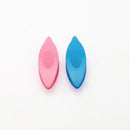 2Pcs/set Useful Plastic Tatting Shuttle 6.5 x 2.1cm Antique Sewing Tools