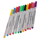 12Pcs/set Fabric Markers Pens Permanent Paint Pens Art Markers For T-Shirts