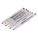 6 Pieces Multi Color Fabric Paint Marker T-Shirt Graffiti Pen for Hand Crafts Clothes Shoes Design