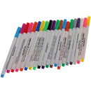 20Pcs Permanent Fabric Paint Art Markers Pens Waterproof for T-Shirt Cloth DIY Creation