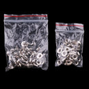 180 Set Leather Rivets Rivet Metal Studs with 3 Pieces Fixing Tool for DIY Leather Craft Rivets Replacement