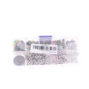 1 Boxed Clothes Shoes Hat Embellishment Cute Dome Mushroom Cap Rivet Button with Leather Toolsl