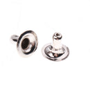 1 Boxed Clothes Shoes Hat Embellishment Cute Dome Mushroom Cap Rivet Button with Leather Toolsl
