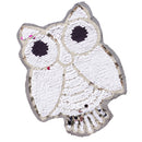 Shine Stickers Cute Owl Reversible Change Color Sequin Patch Clothes Decor