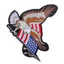 USA Eagle Flag Embroidered Sew On Patch Applique for DIY Jacket Bag Clothes Decoration
