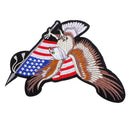 USA Eagle Flag Embroidered Sew On Patch Applique for DIY Jacket Bag Clothes Decoration