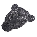 Leopard Pattern Embroidery Patch Sequin Motifs Sew On Patch Clothes Applique