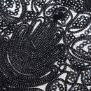 Leopard Pattern Embroidery Patch Sequin Motifs Sew On Patch Clothes Applique