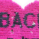 Peach Heart Reversible Change Color Sequins Patch Sew On Applique for DIY T-shirt Coat Sweater Jeans Clothing Crafts
